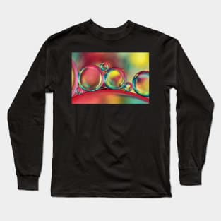Drops of Rainbow Oil Long Sleeve T-Shirt
